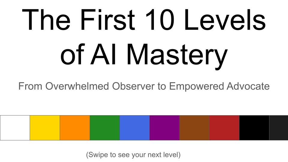 Cover Image for "The First 10 Levels of AI Mastery"