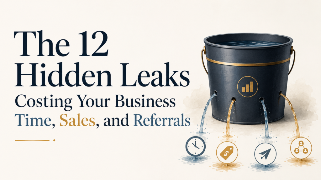 The 12 Hidden Leaks Costing Your Business Time, Sales, and Referrals